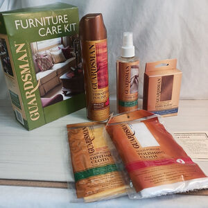 Guardsman Furniture Care Kit Polish Spot Remover Leather Cleaner NEW